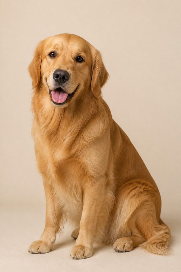 Original photograph of a Golden Retriever