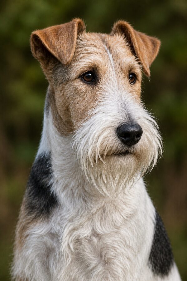 Original photograph of Mabel, a wire-haired terrier