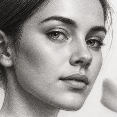Mastering skin tones in graphite pencil portrait drawing